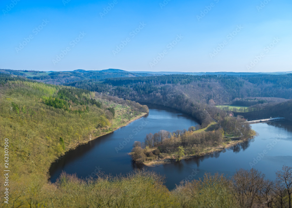 Talsperre Burgkhammer in Thüringen