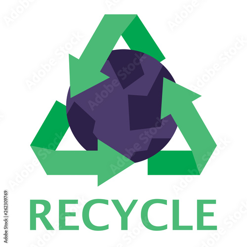 Recycle Earth Friendly Symbol Vector
