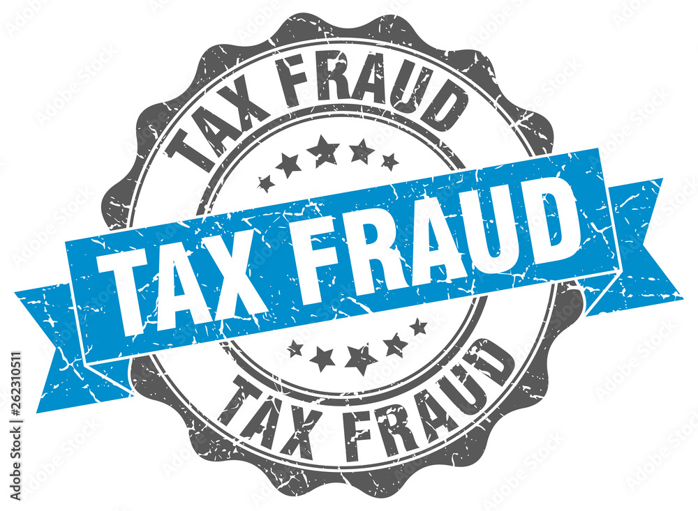 Fototapeta premium tax fraud stamp. sign. seal