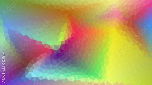LowPoly Hintergrund, Dreiecke, Polygone, farbenfroh, abstrakte Oberfläche, moderner Hintergrund, Vektorgrafik-Illustration für Ihr Projekt