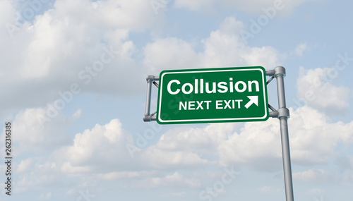 Tableau sur toile Collusion