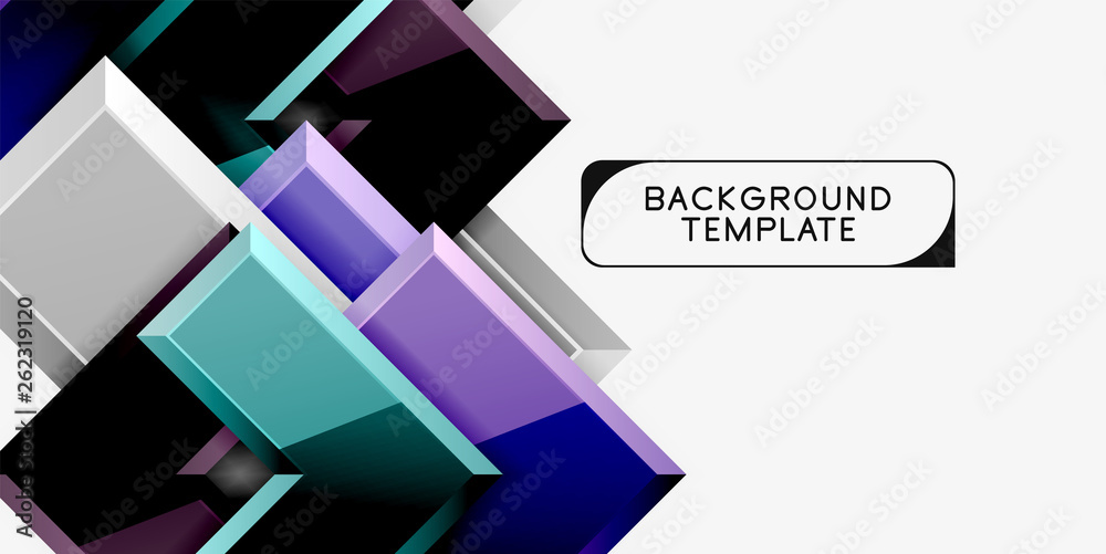 Glossy modern geometric background, abstract arrows composition Glossy modern geometric background, abstract arrows composition