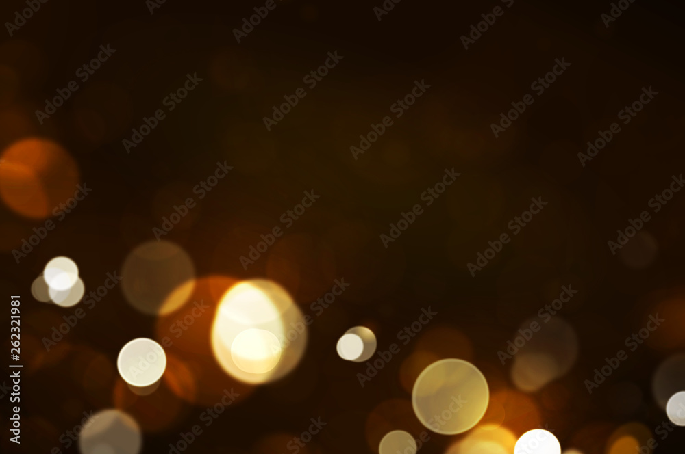 Fototapeta premium Abstract gold bokeh background.Glitter vintage lights background.