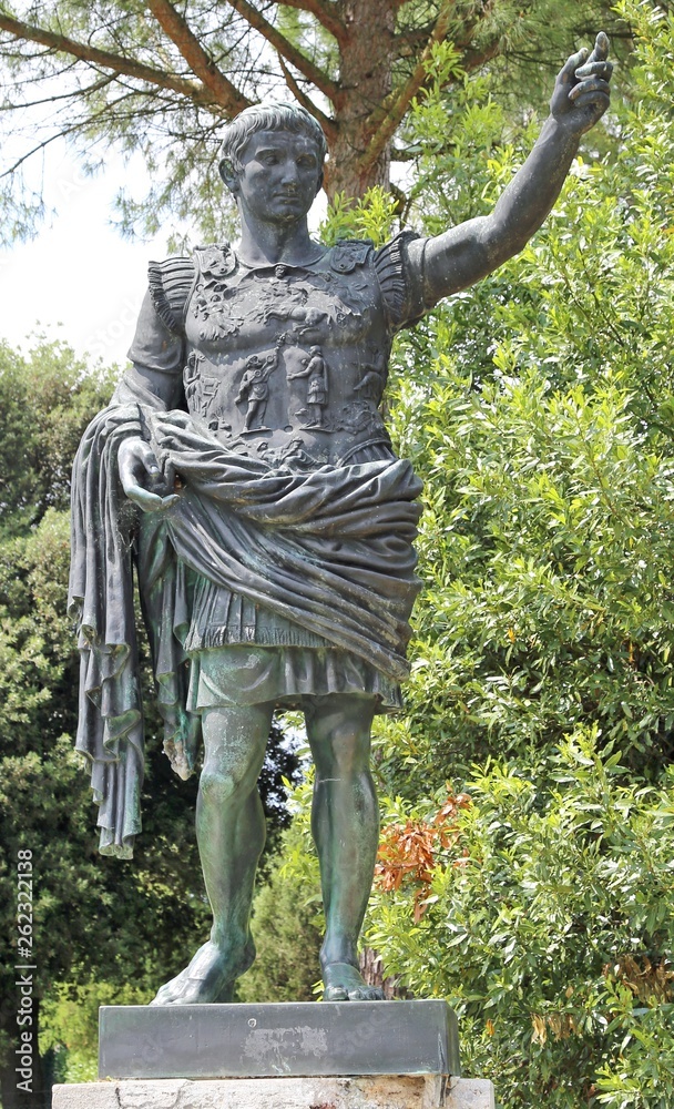 statue of the emperor Caesar Augustus