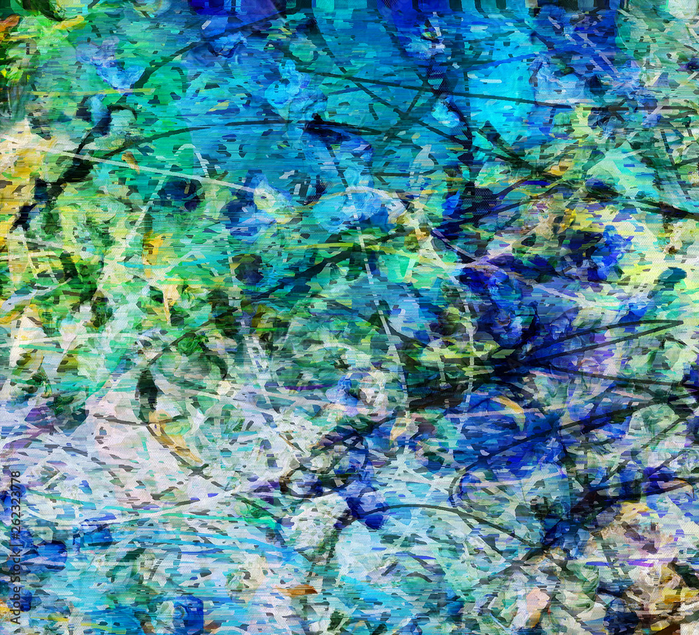 Naklejka premium Colorful Abstract Painting