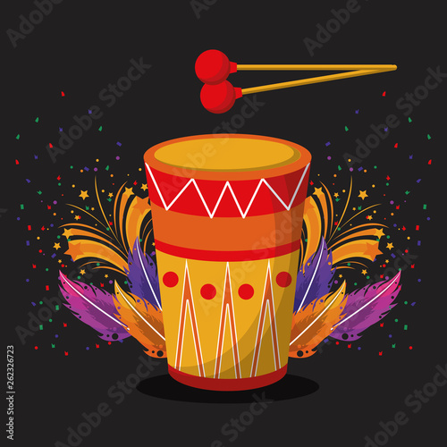 Carnival and party cartoons