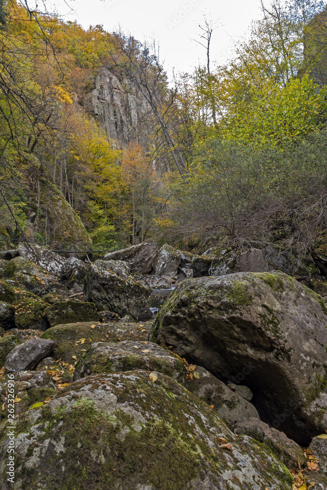 Amazing view of Devin river gorge, Rhodope Mountains, Bulgaria Amazing view of Devin river gorge, Rhodope Mountains, Bulgaria
