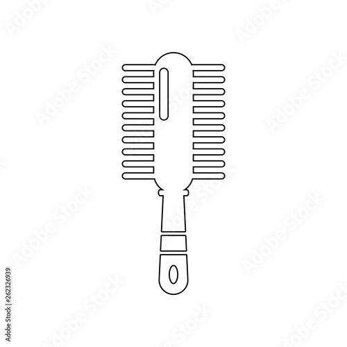 comb icon. Element of Barber for mobile concept and web apps icon. Outline, thin line icon for website design and development, app development