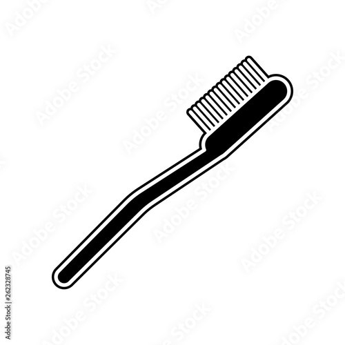 Toothbrush tooth brush icon. Element of bathroom for mobile concept and web apps icon. Glyph, flat icon for website design and development, app development