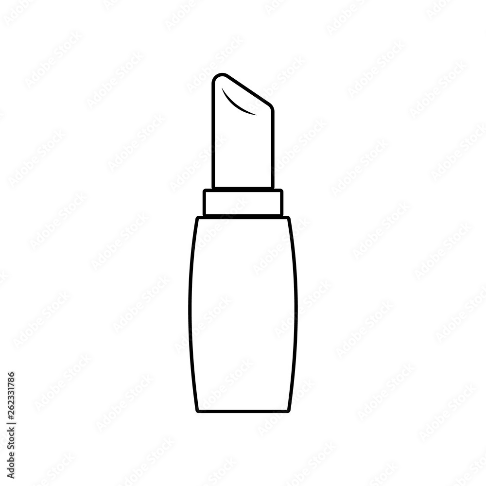 lipstick icon. Element of Beauty salon for mobile concept and web apps icon. Outline, thin line icon for website design and development, app development lipstick icon. Element of Beauty salon for mobile concept and web apps icon. Outline, thin line icon for website design and development, app development