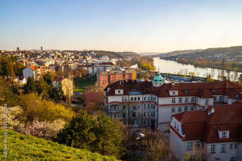 View of Prague from a height