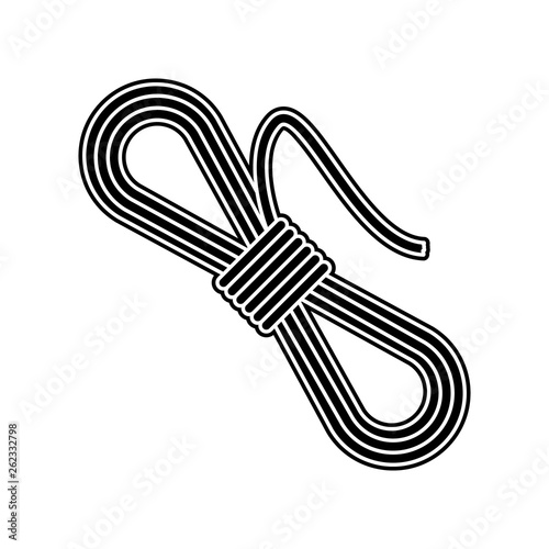 coil of rope icon. Element of Camping for mobile concept and web apps icon. Glyph, flat icon for website design and development, app development