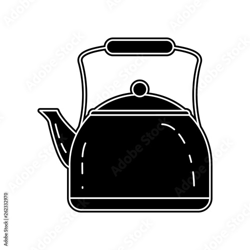 kettle icon. Element of Camping for mobile concept and web apps icon. Glyph, flat icon for website design and development, app development