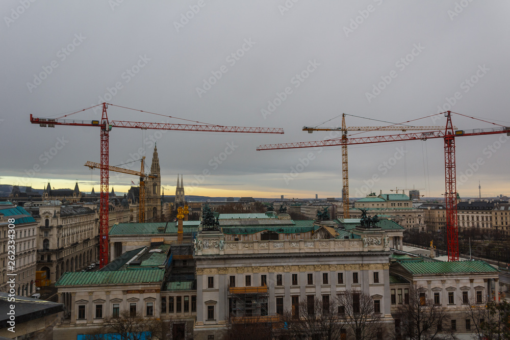 Panorama of morning Vienna