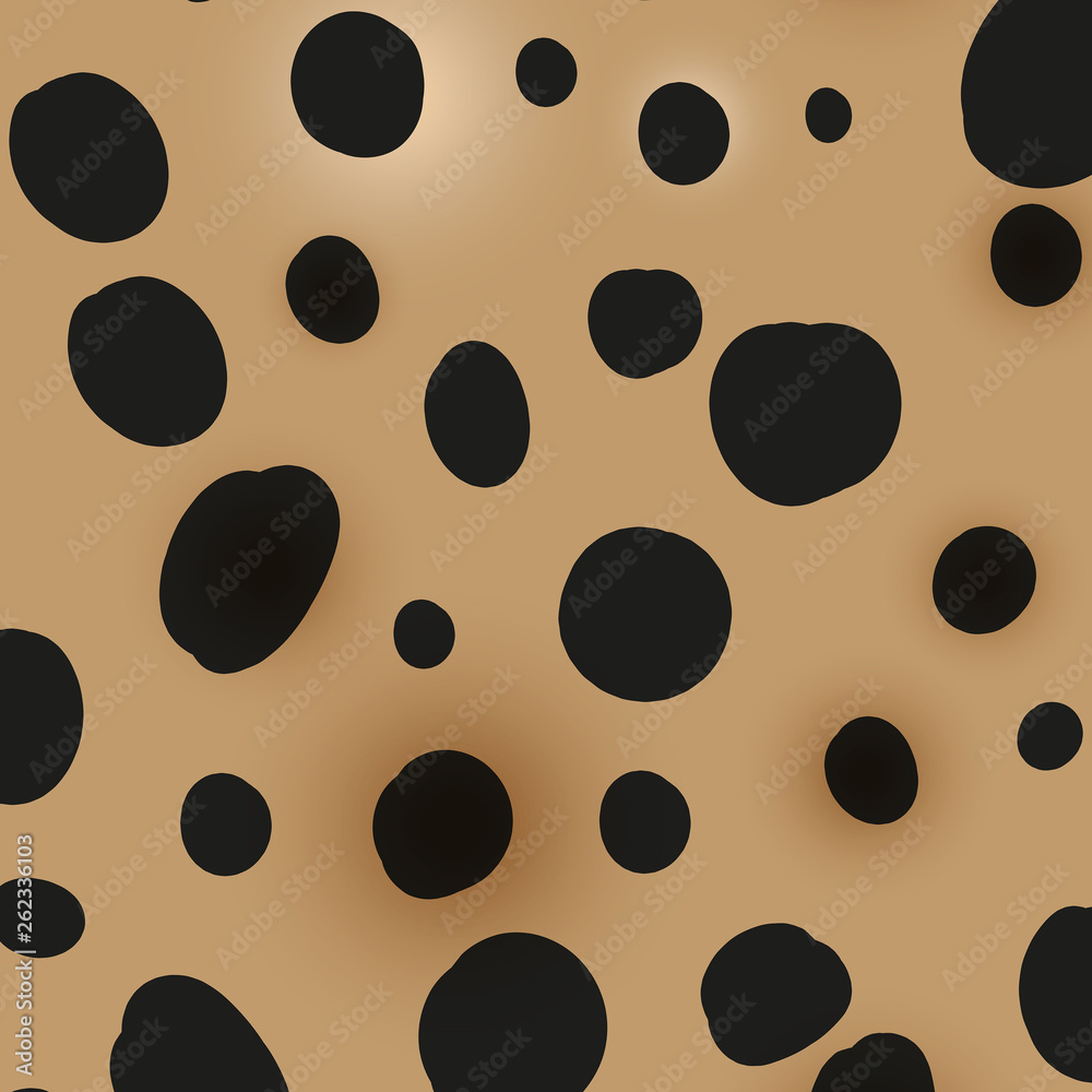 Leopard skin seamless texture. Vector. Leopard skin seamless texture. Vector.