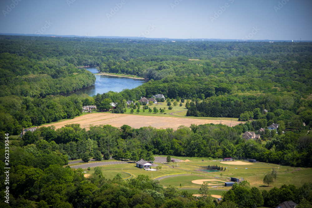 Fototapeta premium view of countryside