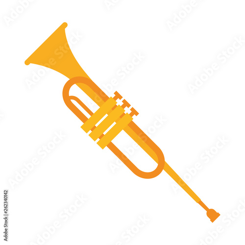 trumpet instrument music icon