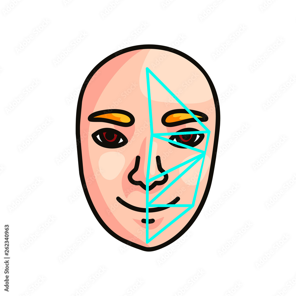 Face recognition modern security of point analyze mode Face recognition modern security of point analyze mode