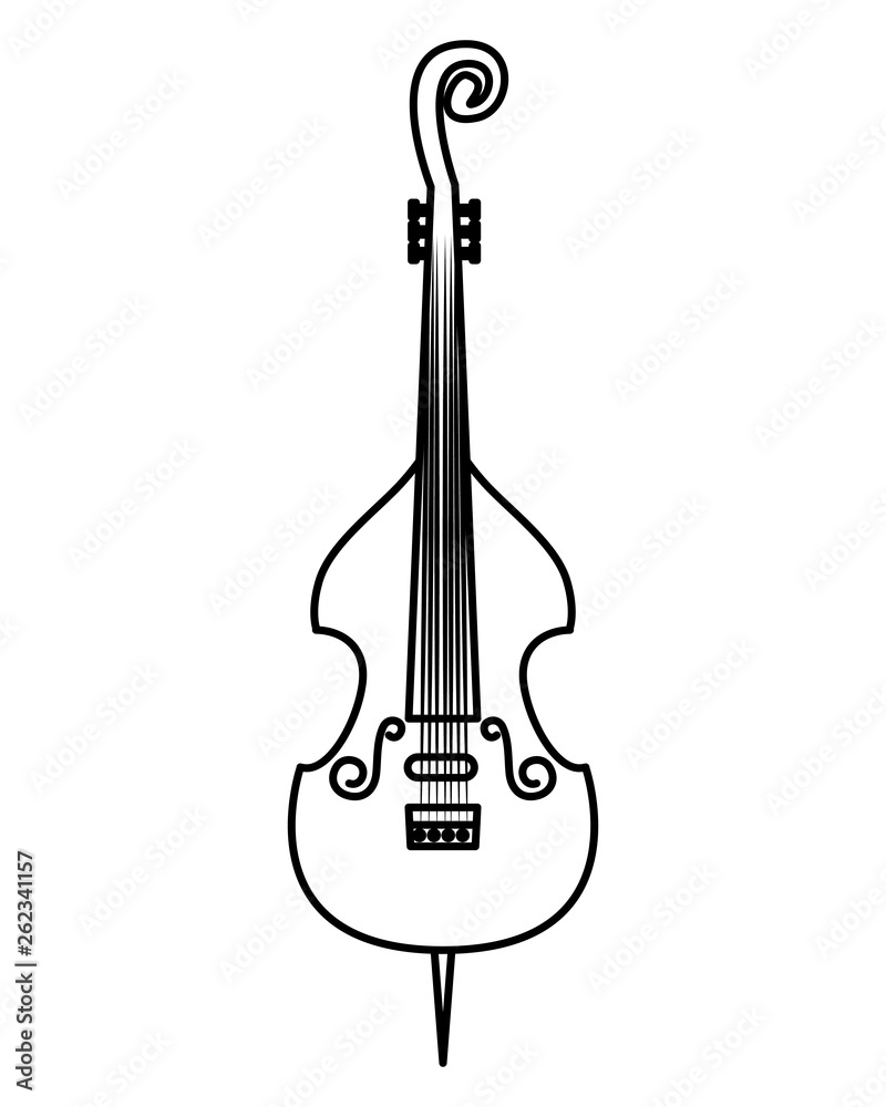 Fototapeta premium cello musical instrument icon