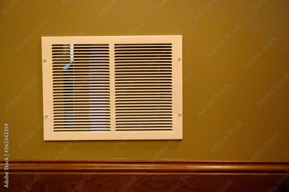 cold air return vent inside residential house Stock Photo Adobe Stock