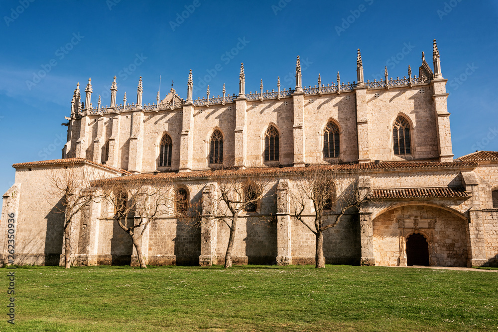 Fototapeta premium Cartuja de Miraflores monastery, Burgos, Castilla y Leon Spain .