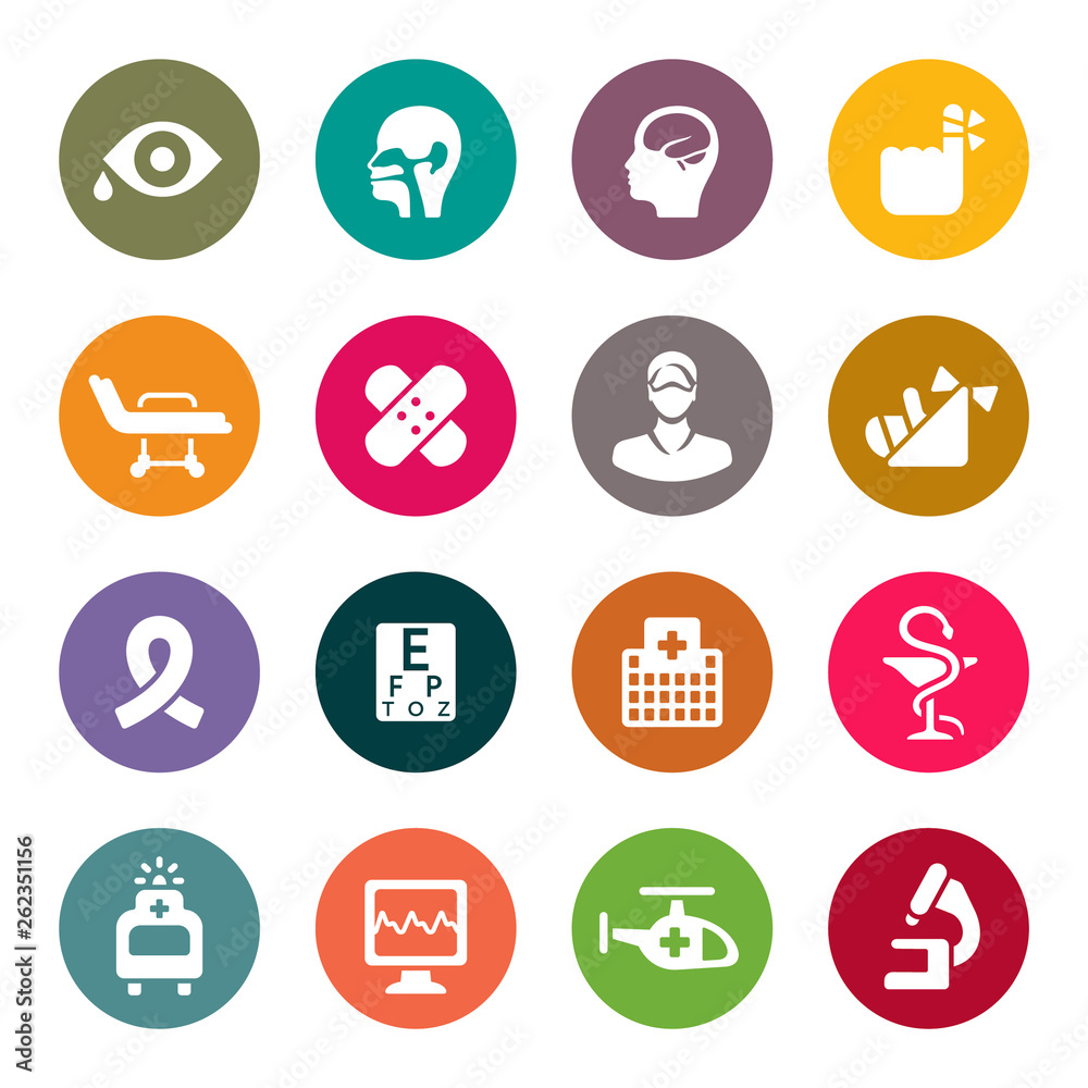 Medicine icon set Medicine icon set