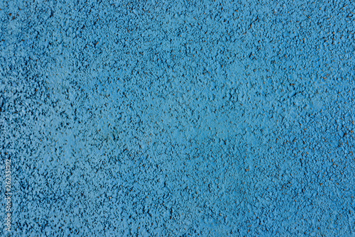 Surface de goudron peint en bleu