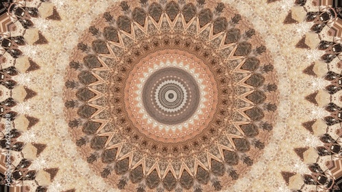 Bright colored abstract background kaleidoscope closeup