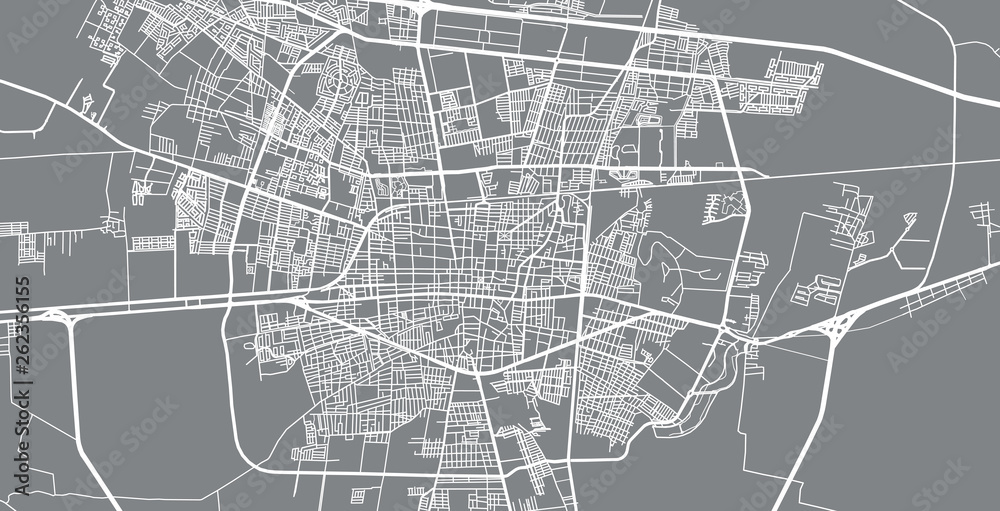 Urban vector city map of Celaya, Mexico Urban vector city map of Celaya, Mexico