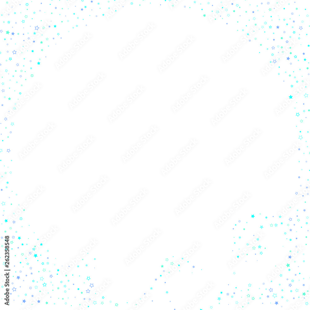 Blue, cyan, turquoise glitter stars confetti Blue, cyan, turquoise glitter stars confetti