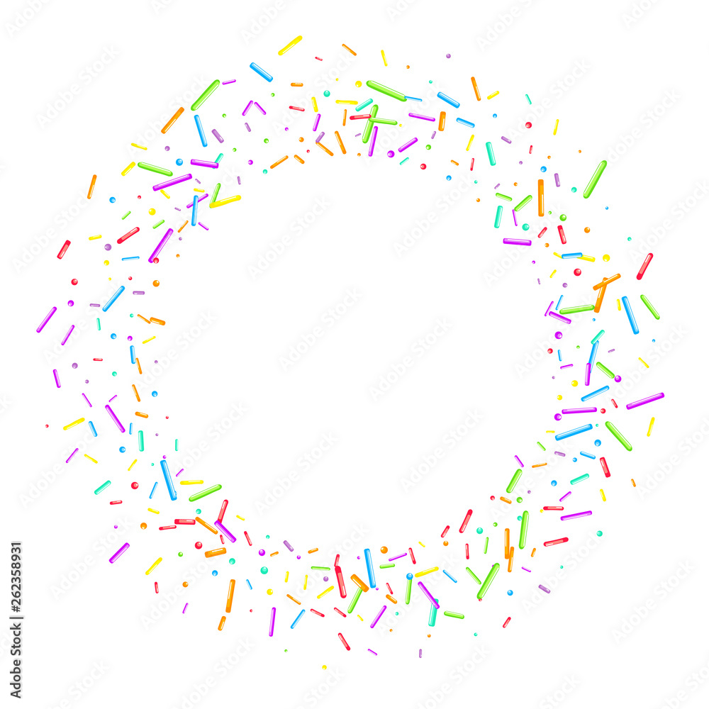 Sprinkles grainy. Cupcake donuts, dessert, party Sprinkles grainy. Cupcake donuts, dessert, party