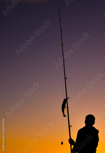 Silhueta Pescador © Luana