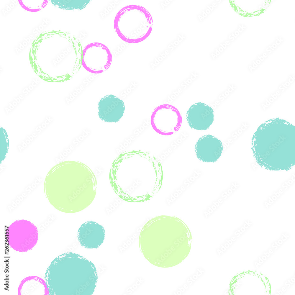 Polka dots pastel seamless pattern Polka dots pastel seamless pattern