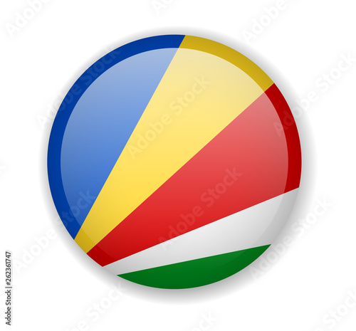 Seychelles flag round bright icon on a white background Free Download Seychelles flag round bright icon on a white background - GFXLoad