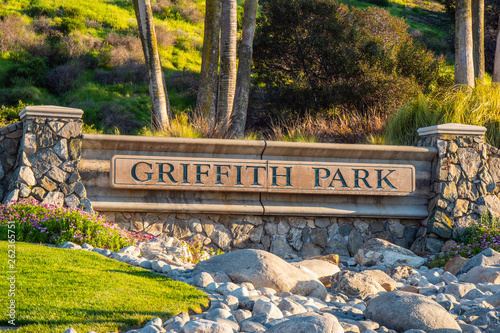Fototapet Griffith Park in Los Angeles - travel photography