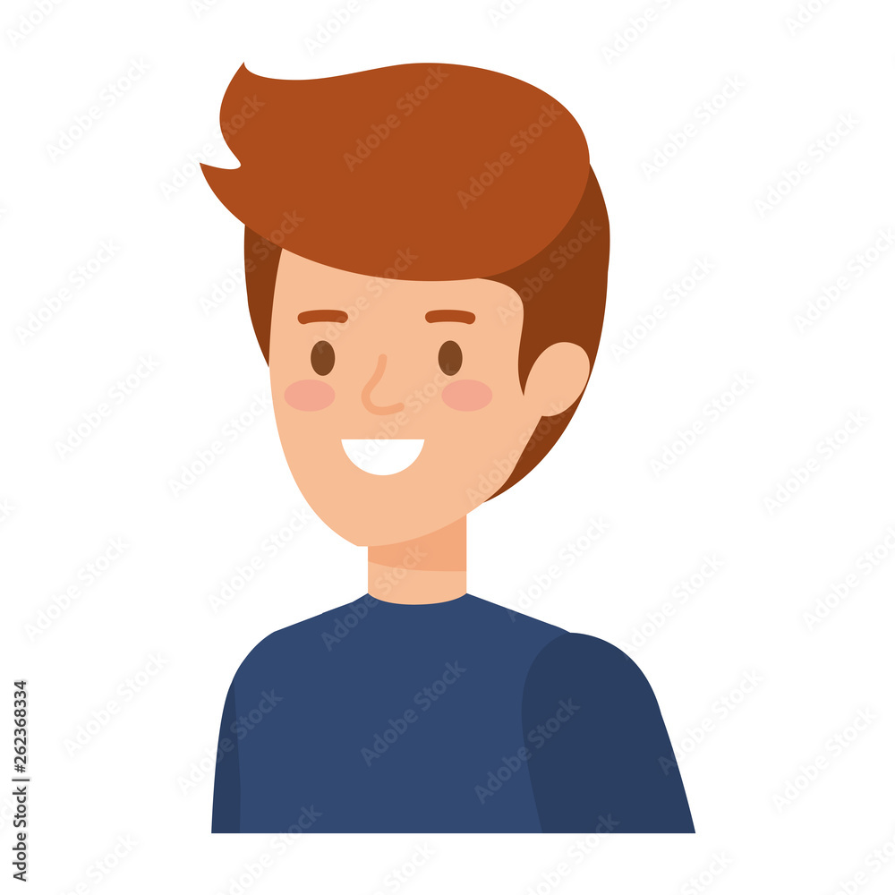 young man avatar character young man avatar character