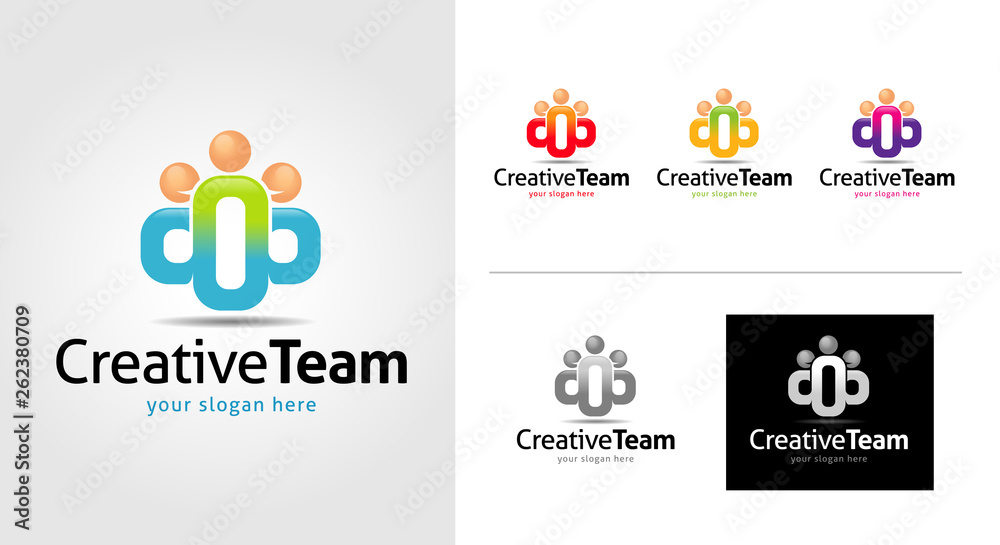 Creative Team Logo Template Creative Team Logo Template