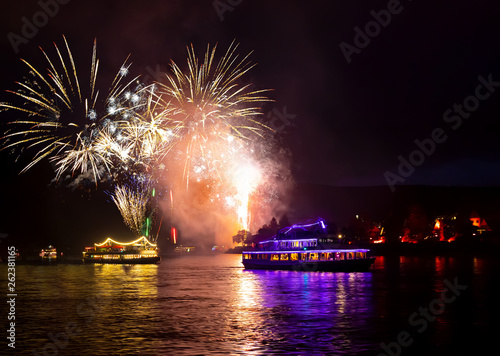 Firework over the rhine valley - Rhein in Flammen photo