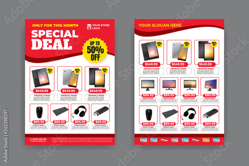 flyer template for Sale Promotion