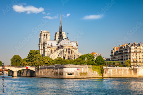 Fotografie, Obraz Notre Dame de Paris at spring, France
