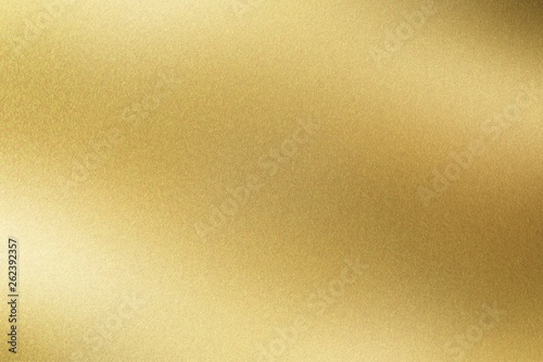 Obraz na płótnie Abstract texture background, glowing golden stainless steel plate w salonie