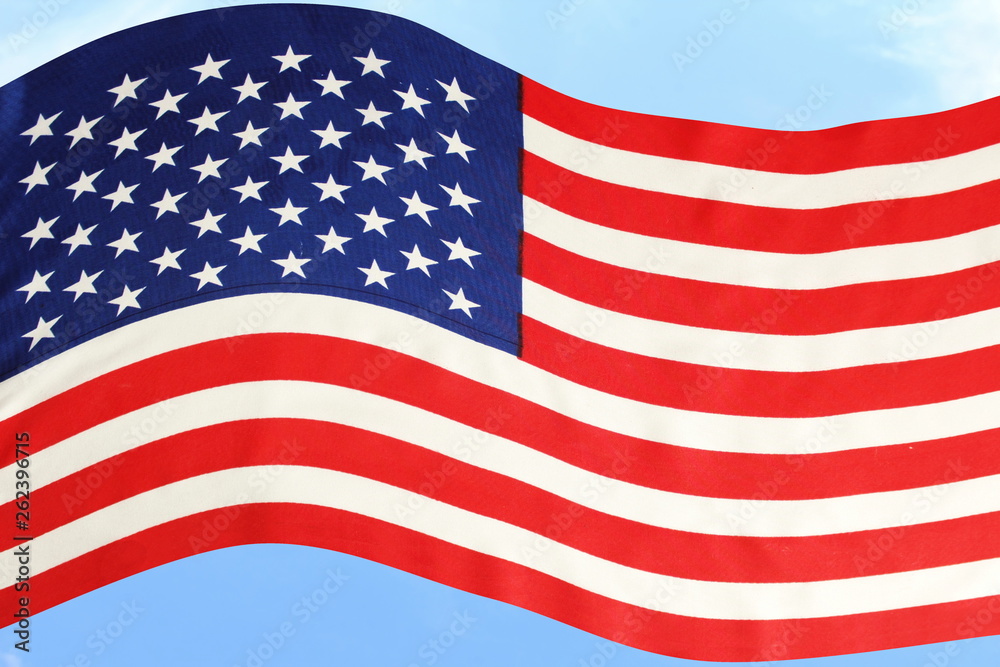 Obraz premium us usa or united states flag as background