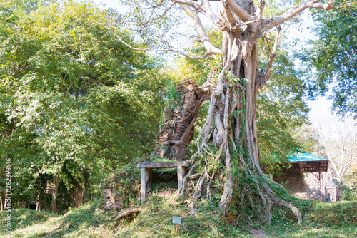 Kampong Thom, Cambodia - Dec 19 2017: Sambor Prei Kuk in Kampong Thom, Cambodia. It is part of the Temple Zone of Sambor Prei Kuk World Heritage Site. photo