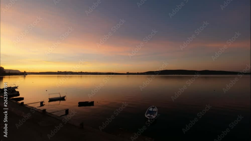 a timelapse from a beautiful sunrise from a croatian coastline a timelapse from a beautiful sunrise from a croatian coastline