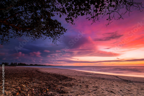 Sunset at Bungai Beach photo