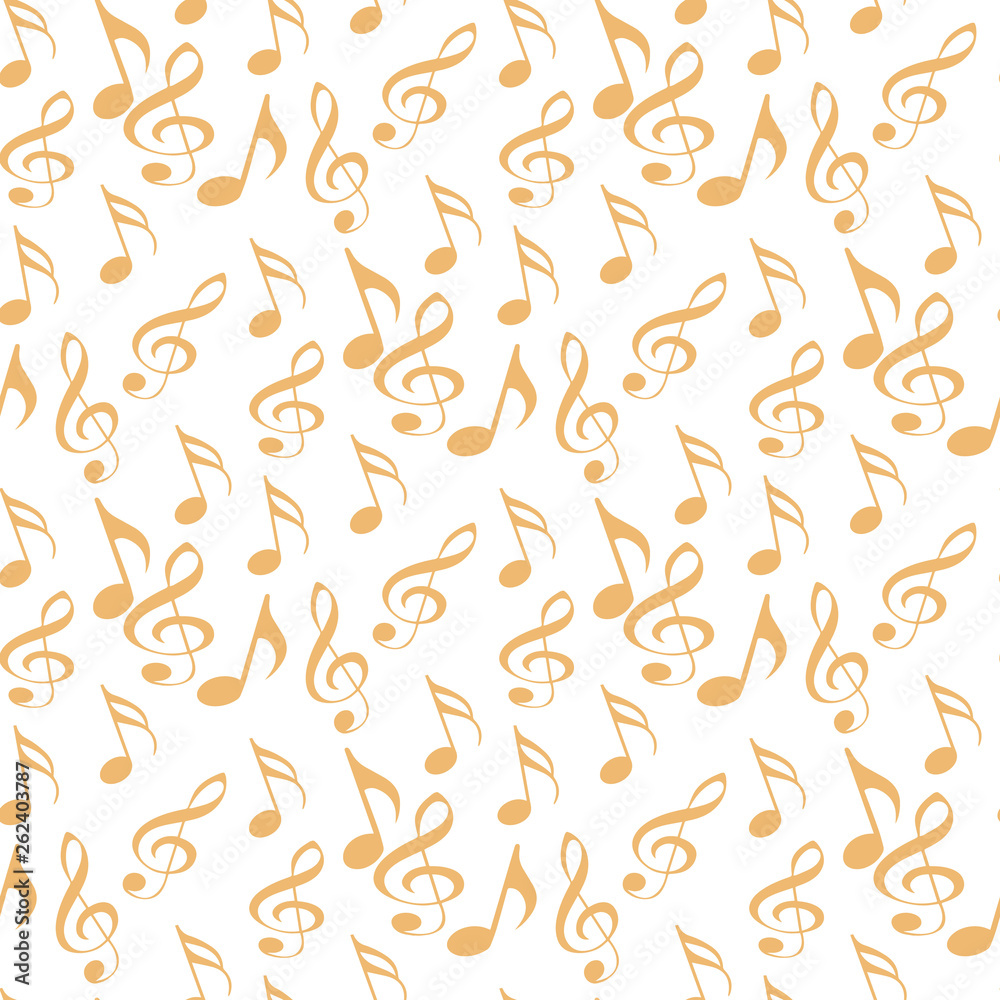 Music background with black notes. Seamless pattern with notes symboles. vector illustration for your design. Music background with black notes. Seamless pattern with notes symboles. vector illustration for your design.