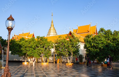 wat Phra That Doi Suthep Buddhist temple in Chiang Mai  Thailand