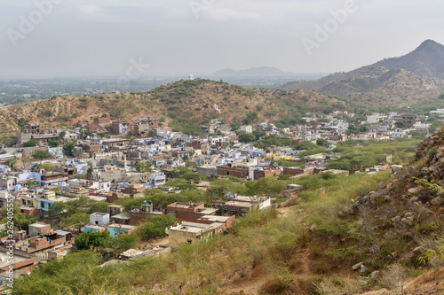 View of Amber village. Rajasthan. India © Elena Odareeva