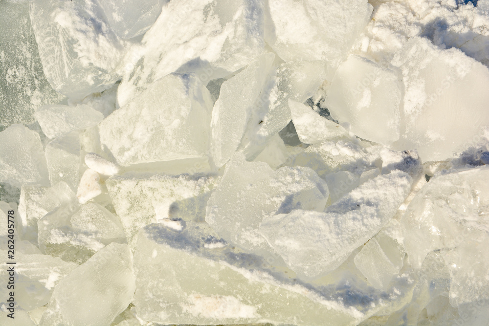 The texture of the ice. The frozen water.Winter background The texture of the ice. The frozen water.Winter background