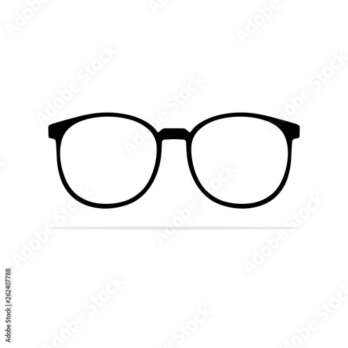 Eyeglasses frames icon.Vector concept illustration for design.